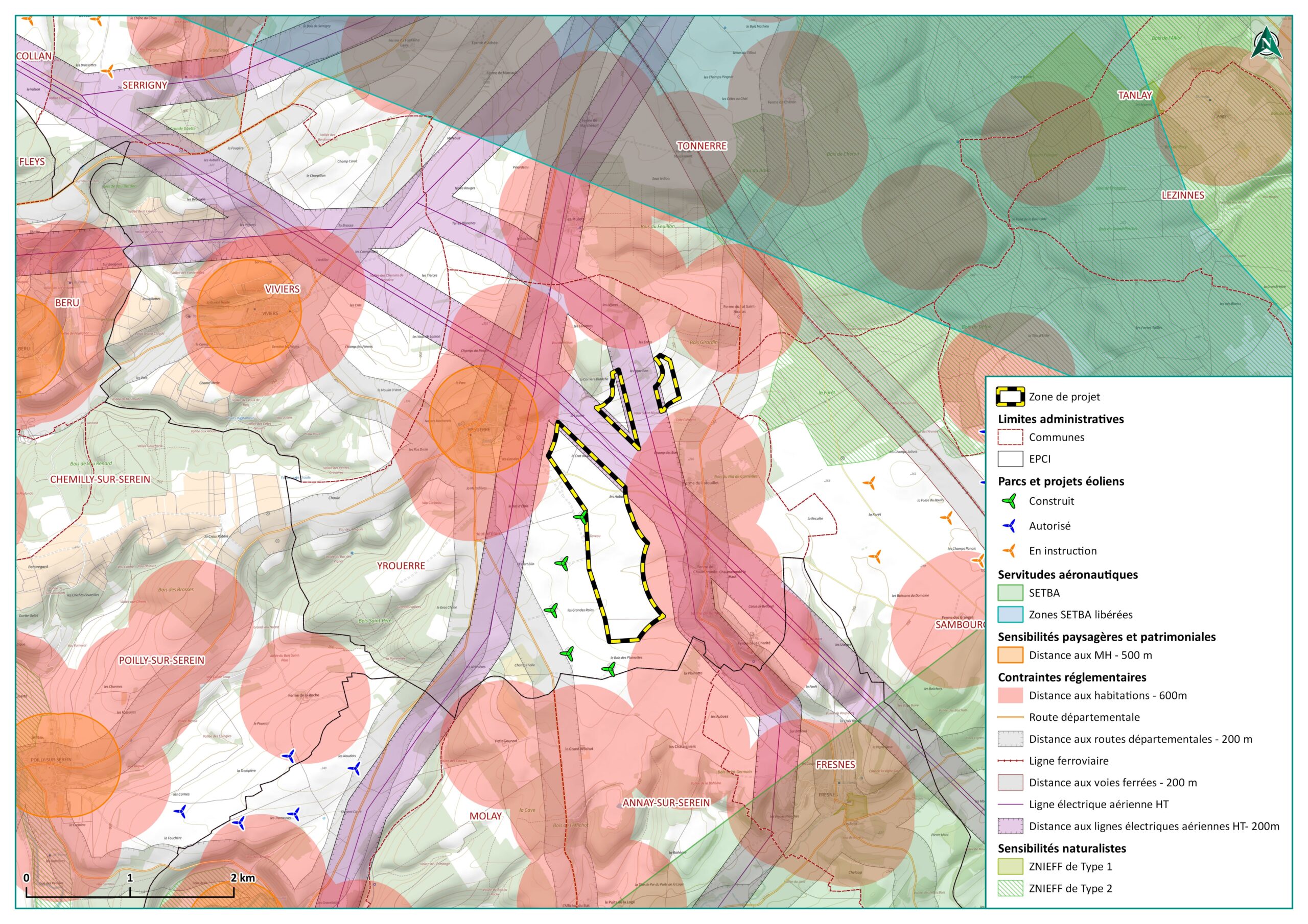 carte des contraintes